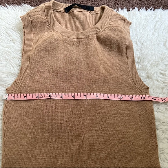 Jenni Kayne Sleeveless Sweater Dress- Camel - Picture 5 of 7